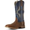 imageAriat Mens Solado Venttek Western BootSorrel CrunchCowboy Blue