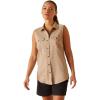 imageAriat Womens Rebar Made Tough VentTEK DuraStretch TankSepia Heather