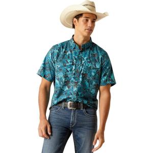imageARIAT Mens Venttek Western Fitted ShirtBlack