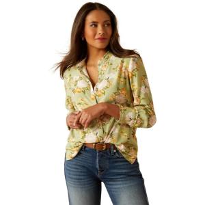 imageARIAT Womens Clarion BlouseRosegarden Print