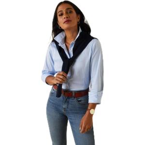 imageARIAT Womens Tomales ShirtPowder Blue