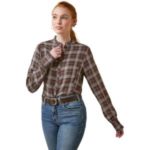 imageAriat Womens Clarion BlouseMole Plaid