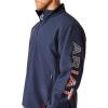 imageARIAT Mens Thunderbird Team Softshell JacketNavyUsa