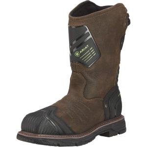 imageAriat Mens Catalyst VX Work Wide Square Toe Waterproof Composite Toe Work BootBruin Brown