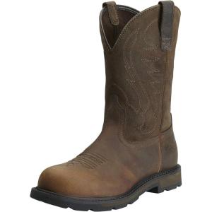 imageAriat Mens Groundbreaker Steel Toe Work BootBrown
