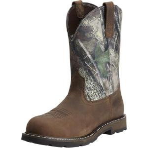 imageAriat Mens Groundbreaker Work BootCamo Brown