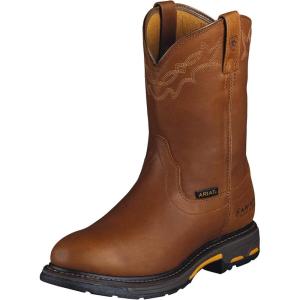 imageAriat Mens WorkHog Waterproof Work BootDark Copper