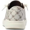 imageARIAT Womens Hilo Stretch Embossed Flats Casual  BlackAriat Logo