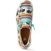 imageARIAT Womens Hilo Stretch Embossed Flats Casual  BlackBuffalo Print