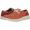 imageARIAT Womens Hilo Stretch Embossed Flats Casual  BlackClay Dibujo Print