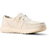 imageARIAT Womens Hilo Stretch Embossed Flats Casual  BlackCream Corduroy