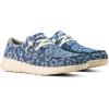 imageARIAT Womens Hilo Stretch Embossed Flats Casual  BlackDenim Leopard