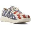 imageARIAT Womens Hilo Stretch Embossed Flats Casual  BlackDistressed Flag