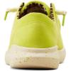 imageARIAT Womens Hilo Stretch Embossed Flats Casual  BlackElectric Lime