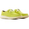 imageARIAT Womens Hilo Stretch Embossed Flats Casual  BlackElectric Lime