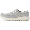 imageARIAT Womens Hilo Stretch Embossed Flats Casual  BlackGallant Gray