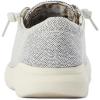 imageARIAT Womens Hilo Stretch Embossed Flats Casual  BlackGallant Gray