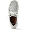 imageARIAT Womens Hilo Stretch Embossed Flats Casual  BlackGallant Gray