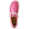 imageARIAT Womens Hilo Stretch Embossed Flats Casual  BlackHot Pink Floral Emboss