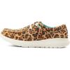 imageARIAT Womens Hilo Stretch Embossed Flats Casual  BlackLively Leopard
