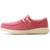 imageARIAT Womens Hilo Stretch Embossed Flats Casual  BlackPink Corduroy