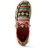 imageARIAT Womens Hilo Stretch Embossed Flats Casual  BlackRetro Clovis