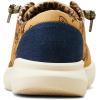 imageARIAT Womens Hilo Stretch Embossed Flats Casual  BlackRoses of the Range