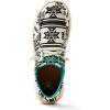 imageARIAT Womens Hilo Stretch Embossed Flats Casual  BlackStark Southwest