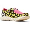 imageARIAT Womens Hilo Stretch Embossed Flats Casual  BlackStriking Serape
