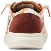 imageARIAT Womens Hilo Stretch Embossed Flats Casual  BlackSurfing Longhorn Print