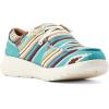 imageARIAT Womens Hilo Stretch Embossed Flats Casual  BlackTurq Serape