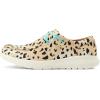 imageARIAT Womens Hilo Stretch Embossed Flats Casual  BlackWashed Animal Print