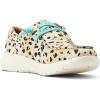 imageARIAT Womens Hilo Stretch Embossed Flats Casual  BlackWashed Animal Print
