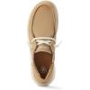 imageARIAT Womens Hilo Stretch Embossed Flats Casual  BlackWashed Tan Canvas