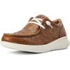 Brown Floral Emboss