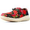 imageARIAT Womens Hilo Stretch Embossed Flats Casual  BlackPunchy Polka Dot