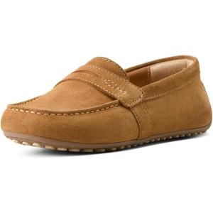 imageARIAT Womens Selene Driving Slip On Loafers Casual  BrownCaramel Suede