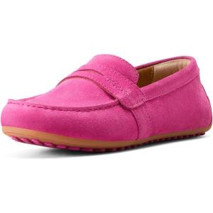 imageARIAT Womens Selene Driving Slip On Loafers Casual  BrownHot Pink Suede