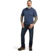 imageAriat Mens Rebar Cotton Strong American Outdoors TShirtNavy Heather