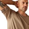 imageAriat Mens Rebar Workman Born For This TShirtBrindle Heather
