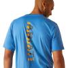 imageAriat Mens Rebar Workman Born For This TShirtCampanulaGrey Camo