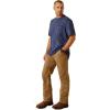 imageAriat Mens Rebar Workman Born For This TShirtNavy HeatherUsa