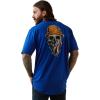 imageAriat Mens Rebar Workman Born For This TShirtRoyal Blue Heather