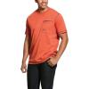 imageAriat Mens Rebar Workman Born For This TShirtVolcanic Heather