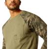 imageAriat Mens Rebar Workman Born for This Graphic TDeep Lichen Camo