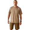 imageAriat Mens Rebar Workman Born For This TShirtBrindle Heather