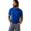 imageAriat Mens Rebar Workman Born For This TShirtRoyal Blue Usa