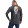 imageAriat Mens Rebar Workman Born for This Graphic TCharcoal Heather