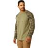 imageAriat Mens Rebar Workman Born for This Graphic TDeep Lichen Camo