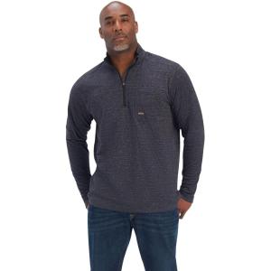 imageARIAT Mens Rebar Foundation 14 Zip ShirtCharcoal Heather